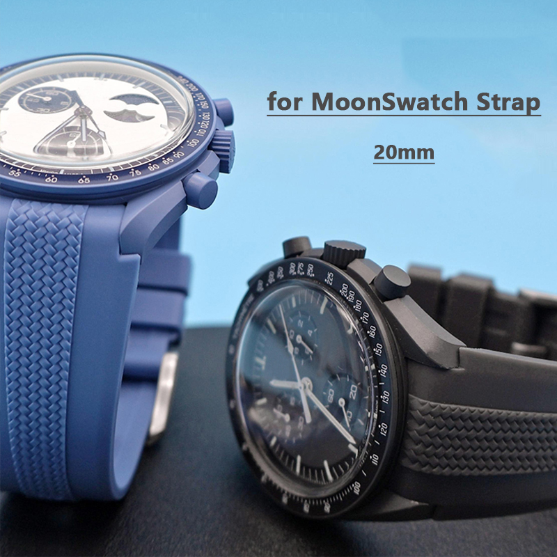 Omega Watch Seamaster - Rubber Strap for Swatch X Omega