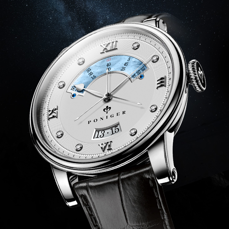 PONIGER 42mm Men Luxury Wrist  - Seiko Watch Presage 评论和价格