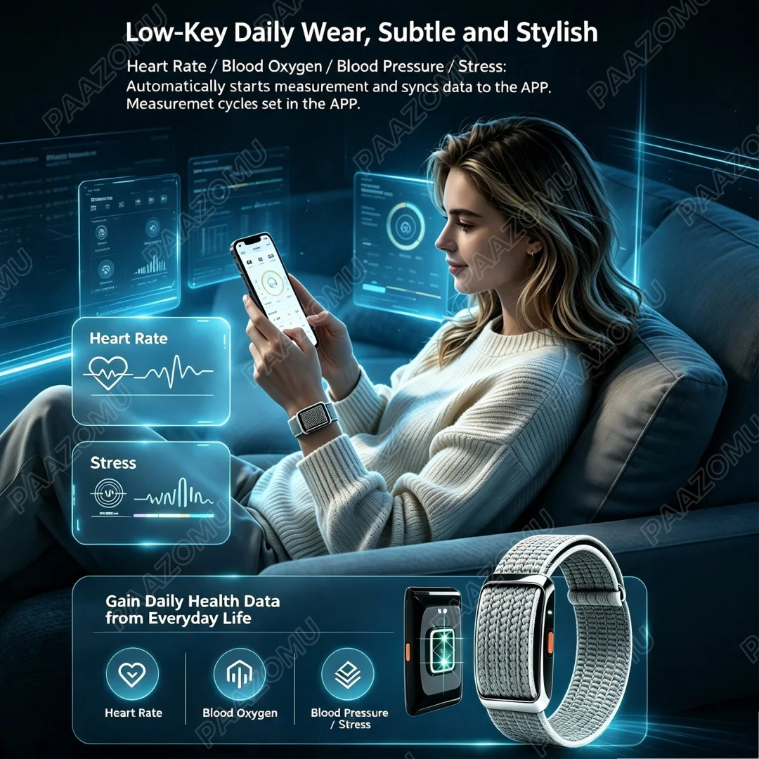 2026 New Screenless Health Fit - Canvas Strap Watch 评论和价格