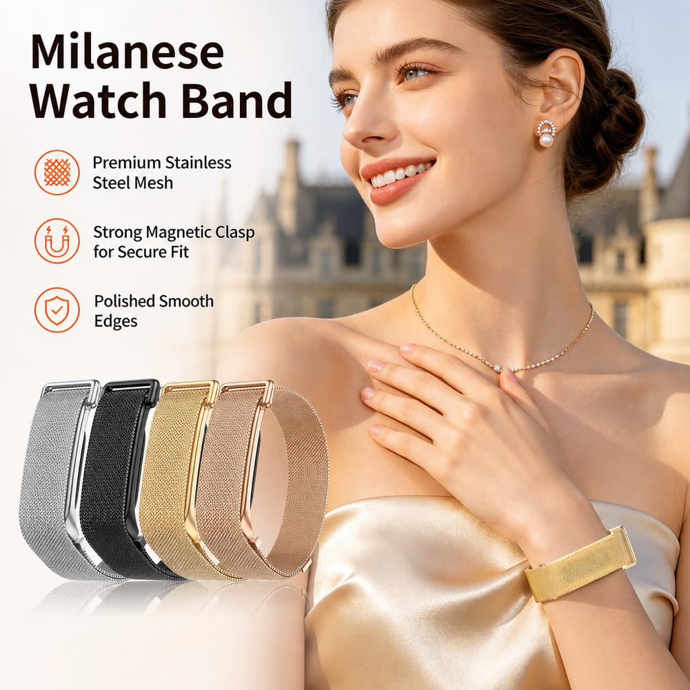 Magnetic Milanese Watch Strap  - Milanese Loop Magnetic 评论和价格