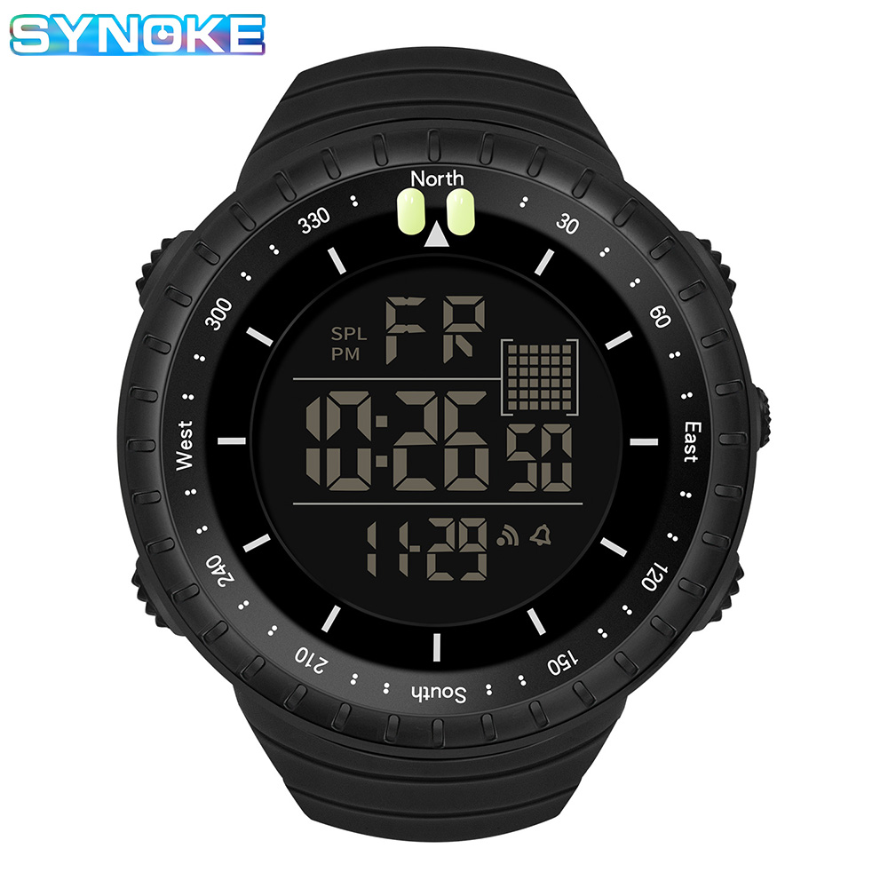 SYNOKE Outdoor Military Digita - Canvas Strap Watch 评论和价格