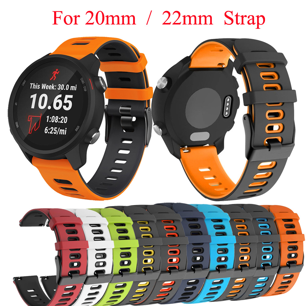 20 22mm Wrist Straps Band For  - Silicone Watch Band 22Mm 评论和价格