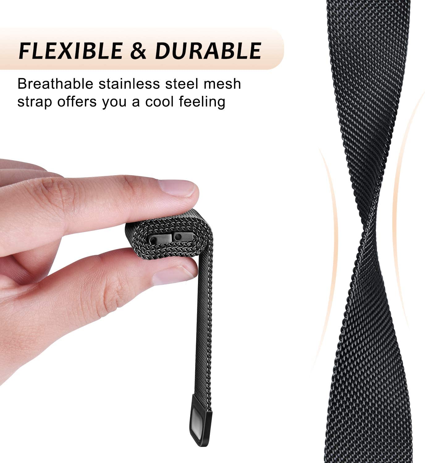 Milanese Loop strap for Fitbit - Milanese Loop Magnetic 评论和价格